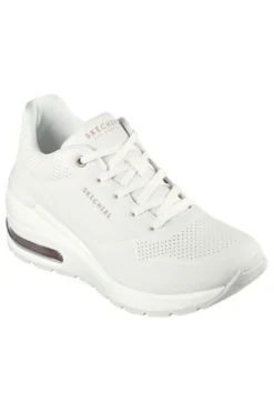 Weiße Sneakers mit Memory-Schaum Skechers Million Air Elevated Air