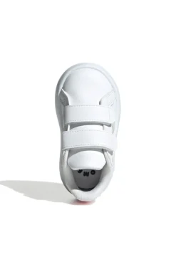 Weiße Turnschuhe mit Klettverschluss-Rips Adidas Grand Court 2 Cf I
