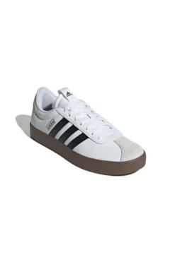 Weiße Turnschuhe mit Schnürsenkeln Adidas VL Court 3.0