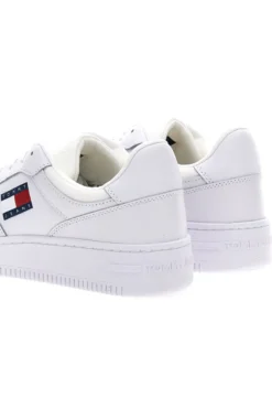 Weiße Turnschuhe TOMMY HILFIGER RETRO BASKET ESS