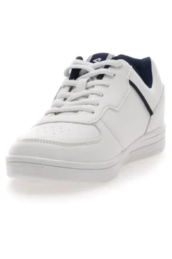 Weiße und blaue Sneakers Fila C. Court Teens