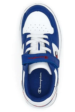 Weiße und blaue Turnschuhe Champion Rebound 2 Low B Ps