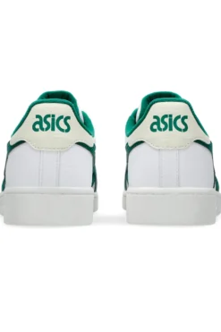 Weiße und grüne Turnschuhe mit Schnürsenkeln Asics Japan S