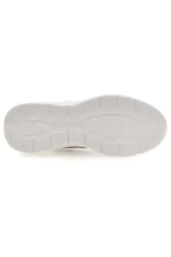 Weiß graue Damen Turnschuhe mit Mesh-Einsätzen Pittarello 8W24859
