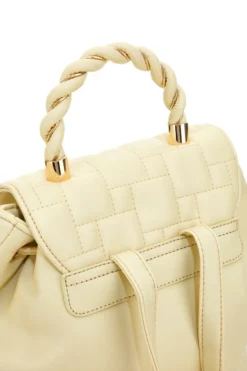 Zaino Beige Con dettagli Dorati Lancetti 24S-105-2