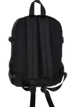 Zaino blu e nero con tasche multiple e cordini frontali Route 66 61992/L/SETRN