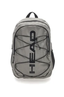 Zaino grigio nero con tasche multiple e rete frontale Head HBK048