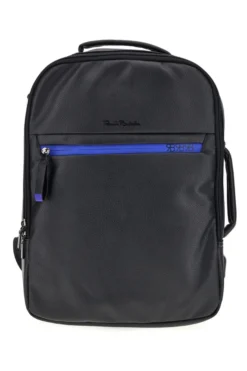 Zaino Nero con Dettagli Blu e Scomparto Porta PC Renato Balestra COB 62140/L/SRBU6