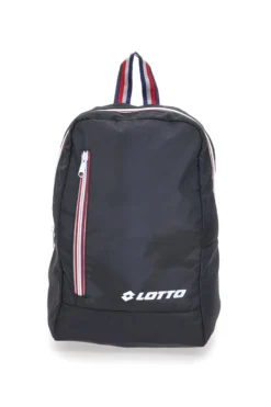 Zaino nero con zip a contrasto Lotto LTT438