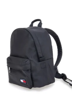 Zaino nero in tessuto con logo Tommy Daily Backpack