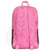Zaino rosa con stampa animalier e logo verticale Adidas LIN G BPK W