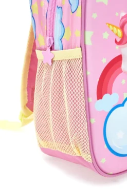 Zaino rosa con unicorno e nuvola in rilievo Sweet Unicorn