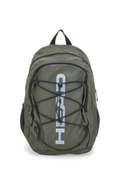 Zaino verde militare con tasche multiple e rete frontale Head HBK048