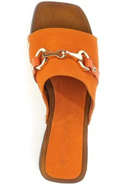 Zoccoli Riflessi Moda 15299 Arancione