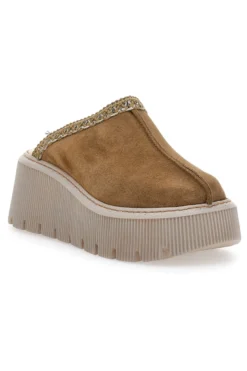 Zoccoli Sabot Invernali Marrone con Platform PITTARELLO 5796